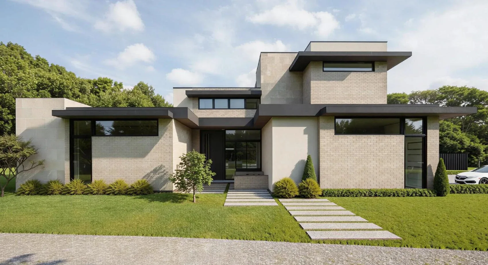 Conceptual front elevation rendering of 2147 Turkey Run in Winter Park
